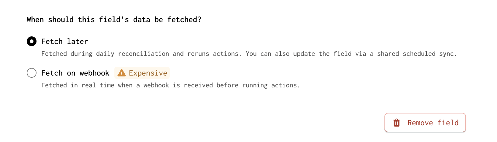 Fetch on webhook